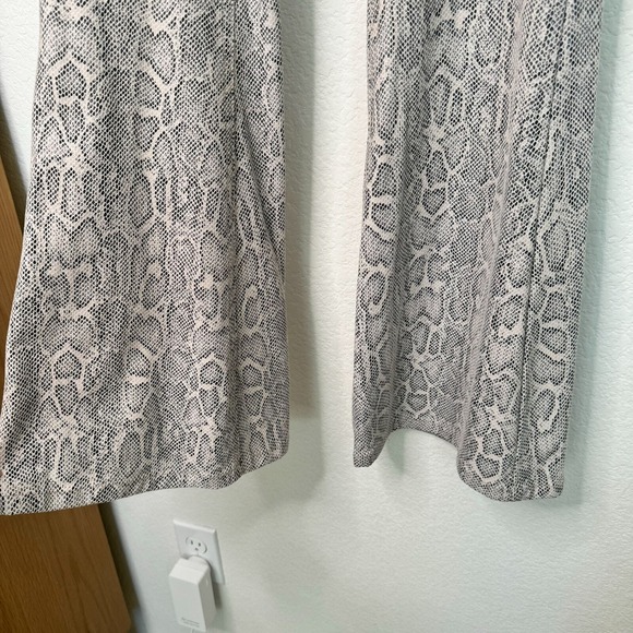 Free People Penny Pull On Snake Print Flare Leg Pants - Picture 11 of 15